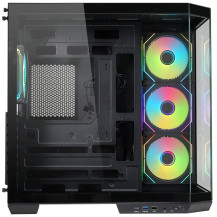 CASE ITEK TOWER "DARK CAVE AKU" GAMING  2*USB3,USB-C, 4*12cm fan ARGB, Temp Glass Side & Front Panel, ITGCADCAKB ITGCADCAKB ITEK