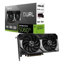 SVGA ASUS DUAL-RTX5060TI-O8G 8GB GDDR7 128bit PCIE 5.0 HDMI+3DP 90YV0MP2-M0NA00 ASUS