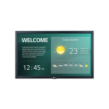 MONITOR LG DIGITAL SIGNAGE 22" 22SM3G-B.AEU IPS 19201080 14ms 250 cd/m² 1.000:1 2x1W MM 2HDMI USB RJ45 WebOS 4.1 22SM3G-B.AEU LG