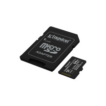 SD-MICRO KINGSTON  64GB Canvas Select Plus Classe 10, UHS-I, U1/U3, video 10/30, A1, READ 100MB/s + ADATTATORE  - SDCS3/64GB SDC