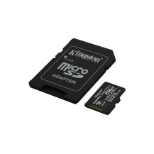 SD-MICRO KINGSTON  256GB Canvas Select Plus Classe 10, UHS-I, U1/U3, video 10/30, A1, READ 150MB/s + ADATTATORE  - SDCS3/256GB S