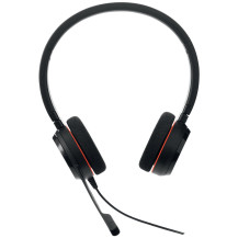 Cuffia professionale Jabra EVOLVE 20 MS Duo USB-C/A, Canc. rumore,tasto "Mute",certif. Microsoft - GRANZIA CASCO 2 ANNI 4999-823