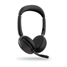 CUFFIA JABRA EVOLVE2 65 FLEX MS 6 Mic, ANC; 2 Connes. BT, 30 ore batteria - (dongle usb-c) CASCO 2ANNI - 26699-999-899 26699-999