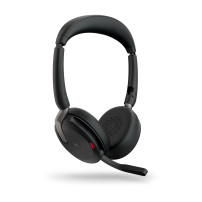 CUFFIA JABRA EVOLVE2 65 FLEX MS 6 Mic, ANC; 2 Connes. BT, 30 ore batteria - (dongle usb-c) CASCO 2ANNI - 26699-999-899 26699-999