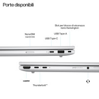 NB HP ELITEBOOK 8 G1i A37MLET Ultra 7-255U 14" 16GB SSD512GB Finger Print Wolf Sec. W11P*Gar. 3 anni Offsite* A37MLET HP