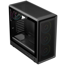 CASE ITEK M.TOWER " MESHCORE 36B - Gaming  Tower, ATX, 4x14cm ARGB fan,  2xUSB3, Type-C, Temp Glass Side  Panel, -  ITGCAMC36B I