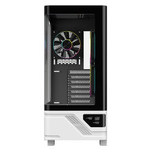 CASE ITEK M.TOWER "NETRON CURVED" - Gaming  Tower, ATX, 3x12cm ARGB fan,  2xUSB3, Type-C, Darker Temp Glass Side, -  ITGCANTC01 