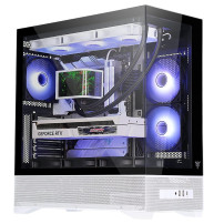 CASE ITEK M.TOWER SHOWBUI 37WB - Gaming  Tower, ATX, 3x12cm ARGB fan,  Type-C, 2xUSB3.0, Side & Front  Panel Temp, - ITGCASB37WB