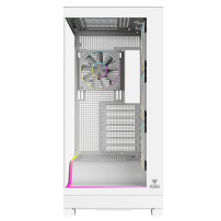 CASE ITEK M.TOWER SHOWBUI WAVE 82W -  Gaming Tower, ATX, 4x12cm  ARGB fan, 2xUSB3, Type-C, Temp Glass Side WHITE  - ITGCASBW82W 