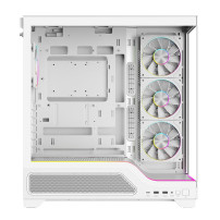 CASE ITEK M.TOWER SHOWBUI WAVE 82W -  Gaming Tower, ATX, 4x12cm  ARGB fan, 2xUSB3, Type-C, Temp Glass Side WHITE  - ITGCASBW82W 
