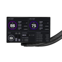 COOLER ITEK " ATHERMORA  50B - 360mm, ARGB, LCD 5" + SW, PWM FAN,SKT UNIVERSALE - ITLCTHM50360B ITLCTHM50360B ITEK