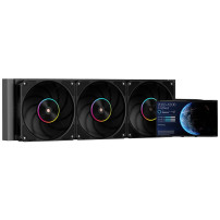 COOLER ITEK " ATHERMORA  50B - 360mm, ARGB, LCD 5" + SW, PWM FAN,SKT UNIVERSALE - ITLCTHM50360B ITLCTHM50360B ITEK