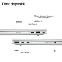 NB HP ELITEBOOK 8 G1i CL5D7ET Ultra 7-256V 16" 16GB SSD512GB Finger Print W11P**Garanzia 3 anni OffSite** CL5D7ET HP