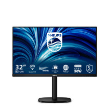 MONITOR PHILIPS LED 31.5" 32B2U3601/00 2560x1440 100HZ 4ms 350cd/m² 1.500:1 2x2W MM Reg.H PIVOT HDMI DP USB-C Docking 32B2U3601/