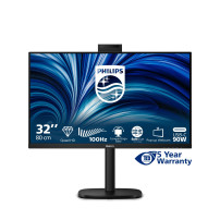 MONITOR PHILIPS LED 31.5" 32B2U3601H/00 2560x1440 100HZ 4ms 350cd/m² 1.500:1 2x2W MM WEBCAM Reg.H PIVOT HDMI DP USB-C Docking 32