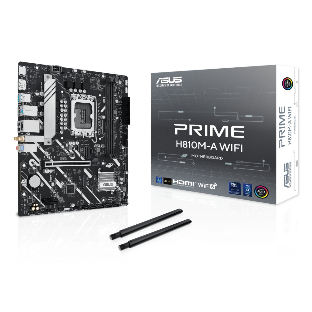 MB ASUS PRIME H810M-A WIFI (ARROW LAKE) 2DDR5 HDMI+DP 2*M2 mATX 90MB1KJ0-M0EAY0 ASUS