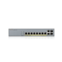 SWITCH ZYXEL GS1350-12HP NebulaFlex Switch Managed per CCTV: 8p Gigabit PoE (130W) + 2p SFP + 2p Gigabit Uplink + MngCloud 1Y GS