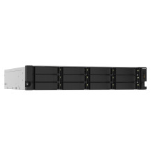NAS RACK 2U QNAP TS-1232PXU-RP-4G 12HD 3,5"/2,5"SATA6 6GB/S NOHD 2P 10GBE SFP+ 2P 2.5GBE 4GB RAM DDR4 AL324 4CORE 2X250W TS-1232