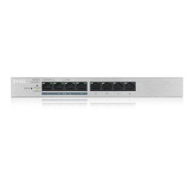 SWITCH ZYXEL GS1200-8HP SMART MANAGED 8P Gigabit(4P PoE fino a 60W)Easy Management xVLAN,QoS design senza ventole Desktop GS1200