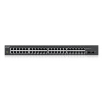 SWITCH ZYXEL GS-1900-48HP 48P LAN GIGABIT 24P PoE+ 2 porte SFP Gigabit, Supporto IPv6, VLAN, WEB MANAGED Rack GS190048HPV2-EU010