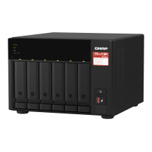 NAS TOWER QNAP TS-673A-8G 6HD + 2XM.2 NOHDD 2.5"/3.5" RAM 8GB DDR4 2P 2.5GbE 3P USB3.1 AMD Ryzen V1500B 4C/8T 2.2 GHz TS-673A-8G