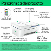 MULTIFUNZIONE HP DESKJET 4222e A4 20PPM 60FF USB WiFi 60K29B 60K29B HP