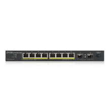 SWITCH ZYXEL GS1100-10HP UNMANAGED 8P Gigabit (fino a 120W) +2P SFP Gigabit design senza ventole Desktop GS1100-10HP-EU0102F ZYX