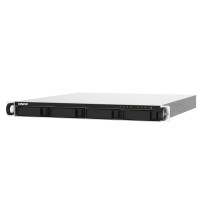 NAS RACK 1U QNAP TS-432PXU-RP-2G 4HD 3,5"/2,5" NOHD 2P 10GBE SFP+ 2P 2.5 GBE USB3.0 2GB DDR4 QUADCORE AL-324 1.7GHZ 2x250w TS-43