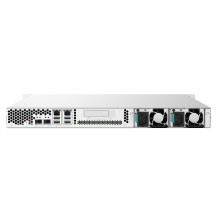 NAS RACK 1U QNAP TS-432PXU-RP-2G 4HD 3,5"/2,5" NOHD 2P 10GBE SFP+ 2P 2.5 GBE USB3.0 2GB DDR4 QUADCORE AL-324 1.7GHZ 2x250w TS-43