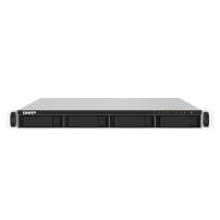 NAS RACK 1U QNAP TS-432PXU-RP-2G 4HD 3,5"/2,5" NOHD 2P 10GBE SFP+ 2P 2.5 GBE USB3.0 2GB DDR4 QUADCORE AL-324 1.7GHZ 2x250w TS-43