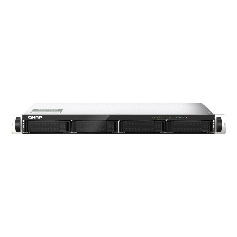 NAS RACK 1U QNAP TS-435XeU-4G 4HD 3,5"/2,5"+2x M.2 2x10GBE SFP+ 2x2.5 GBE USB3.2 4GB DDR4 QUADCORE 2.2GHz Marvell Octeon TX2 TS-