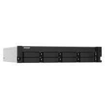 NAS RACK 2U QNAP TS-832PXU-4G 8HD 3,5"/2,5"SATA6 6GB/S NOHD 2P 10GBE SFP+ 2P 2.5GBE 4P USB3.0 4GB RAM DDR4 AL324 4CORE 1X250W TS