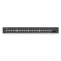 SWITCH ZYXEL GS-1900-48 48P LAN GIGABIT + 2 porte SFP Gigabit, Supporto IPv6, VLAN, WEB MANAGED Rack GS1900-48-EU0102F ZYXEL