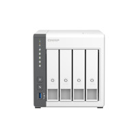 NAS TOWER QNAP TS-433-4G 4xHDD, NOHDD 3.5"/2.5" SATA ARM 2.0GHz QuadCore RAM 4GB 1P GIGA + 1P 2.5GbE 1P USB 3.2 2P USB 2.0 TS-43