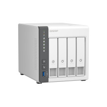 NAS TOWER QNAP TS-433-4G 4xHDD, NOHDD 3.5"/2.5" SATA ARM 2.0GHz QuadCore RAM 4GB 1P GIGA + 1P 2.5GbE 1P USB 3.2 2P USB 2.0 TS-43