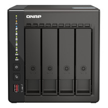 NAS TOWER QNAP TS-453E-8G 4HD NOHDD 2.5"/3.5" SATA 2P 2.5 GBE 8GB RAM DDR4 2XHDMI Intel Celeron J6412 4Core 2.0GHz TS-453E-8G QN