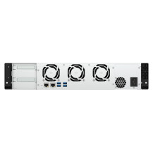 NAS RACK 2U QNAP TS-855eU-8G 8HD 3,5"/2,5" NOHD 2xM.2 2280 2x2.5GBE 4xUSB3.2 8GB RAM Intel Atom C5125 8C 2.8GHz 250W TS-855eU-8G