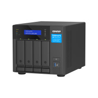 NAS TOWER QNAP HERO TVS-h474-PT-8G 4HD NOHDD 2.5"/3.5"+ 2x M.2 PCIe 2x2.5GbE 8GB DDR4 RAM HDMI Intel Pentium Gold G7400 250W TVS
