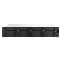 NAS RACK 2U QNAP TS-1264U-RP-8G 12HD 3,5"/2,5"SATA 2x 2.5GBE 2x USB3.2 8GB RAM 1x HDMI Intel Celeron N5105/N5095 4Core 2X300W TS