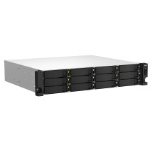 NAS RACK 2U QNAP TS-1264U-RP-8G 12HD 3,5"/2,5"SATA 2x 2.5GBE 2x USB3.2 8GB RAM 1x HDMI Intel Celeron N5105/N5095 4Core 2X300W TS