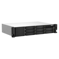 NAS RACK 2U QNAP TS-864eU-RP-8G 8HD 3,5"/2,5"SATA 2x 2.5GBE 2x USB3.2 8GB RAM 1x HDMI Intel Celeron N5105/N5095 4Core 2X300W TS-