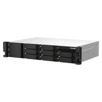 NAS RACK 2U QNAP TS-864eU-RP-8G 8HD 3,5"/2,5"SATA 2x 2.5GBE 2x USB3.2 8GB RAM 1x HDMI Intel Celeron N5105/N5095 4Core 2X300W TS-