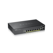 SWITCH ZYXEL GS2220-10HP-EU0101F 8P Gigabit POE (fino a 180W)+2P (RJ-45/SFP) , IPv6, VLAN, Desktop/Rack Managed Layer 3 Lite GS2