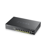 SWITCH ZYXEL GS2220-10HP-EU0101F 8P Gigabit POE (fino a 180W)+2P (RJ-45/SFP) , IPv6, VLAN, Desktop/Rack Managed Layer 3 Lite GS2
