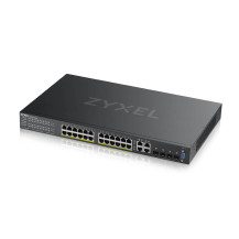 SWITCH ZYXEL GS2220-28HP-EU0101F 24P Gigabit POE (fino a 375W)+4P (RJ-45/SFP) , IPv6, VLAN, Desktop/Rack Managed Layer 3 Lite GS