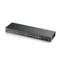 SWITCH ZYXEL GS2220-28-EU0101F 24P Gigabit +4P (RJ-45/SFP) , IPv6, VLAN, Desktop/Rack Managed Layer 3 Lite - Fanless GS2220-28-E