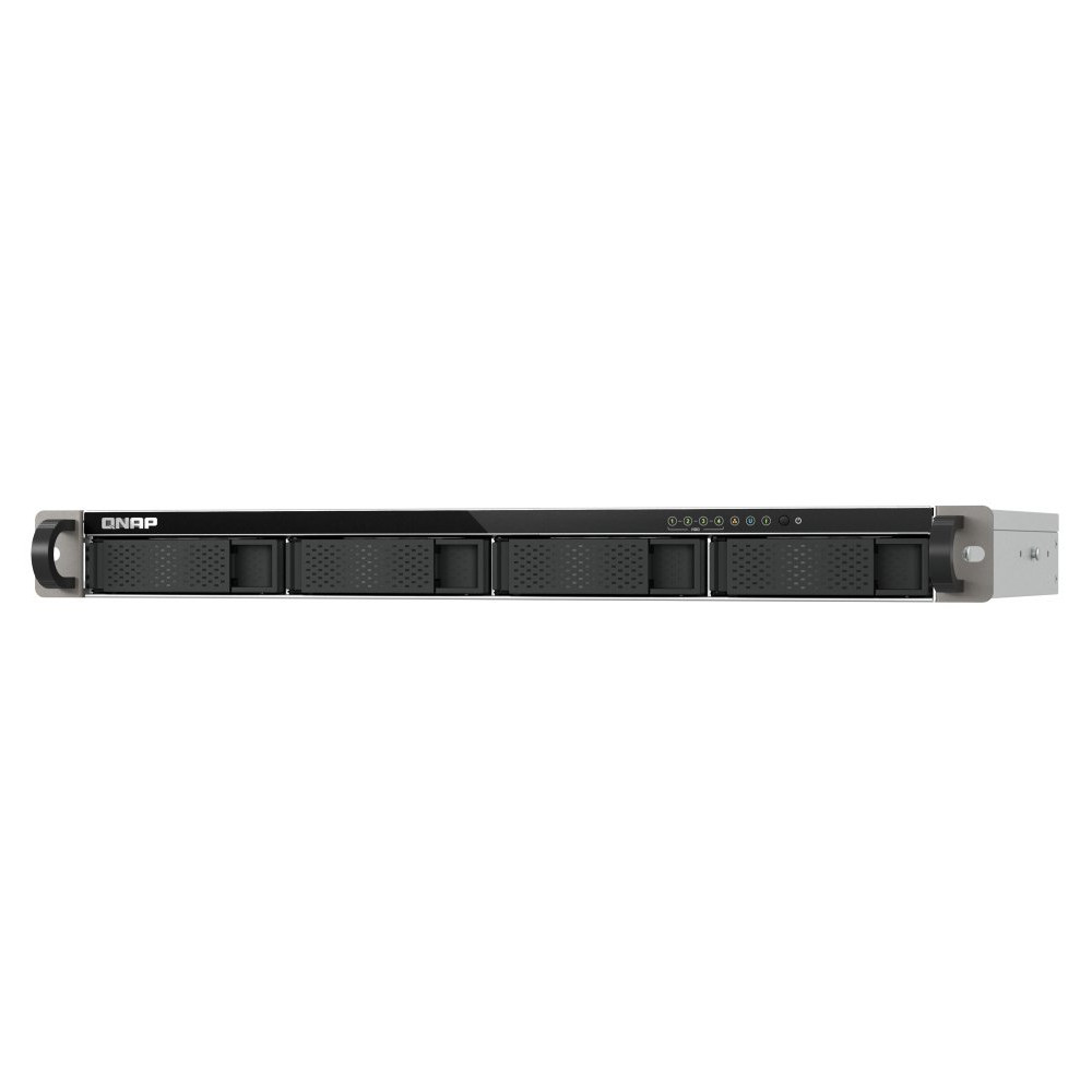 NAS RACK 1U QNAP TS-433eU 4HD 3,5"/2,5" NOHD 2x 2.5GbE LAN 4GB RAM ARM 2.0GHz 4core 100W TS-433eU QNAP