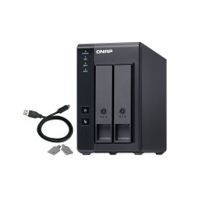 Expansion unit for NAS TOWER QNAP TR-002 x2HDD - USB 3.1 type-C hardware RAID external enclosure TR-002 QNAP