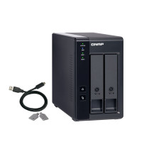 Expansion unit for NAS TOWER QNAP TR-002 x2HDD - USB 3.1 type-C hardware RAID external enclosure TR-002 QNAP