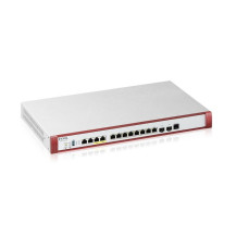FIREWALL ZYXEL USGFlex Security Gateway 100H VPN:50IPSec/L2TP, 25 SSL WAN, 8xLAN, Deskt Fanless, +1Y Security Pack fino a25 uten